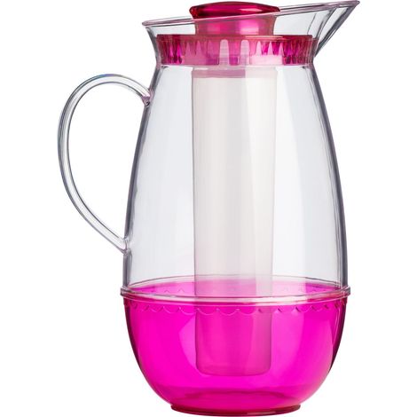 Premier Housewares Hot Pink PS Jug with Ice Chamber (1/2)