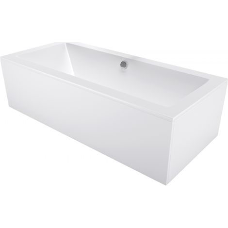 Mexen Cube Badewanne rechteckig 180 x 90 cm mit Verkleidung, weiß - 55051809000X