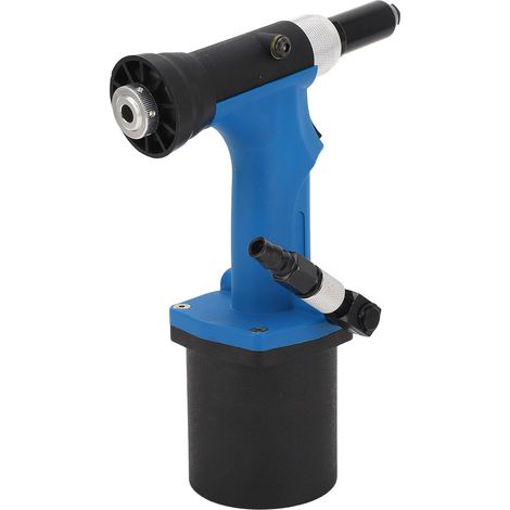 Pneumatischer Nietmutternschrauber mit Selbstansaugung, leicht und ergonomisch, geeignet für 5/32, 3/16, 1/8 und 3/32 Zoll Nietmuttern. (1/5)