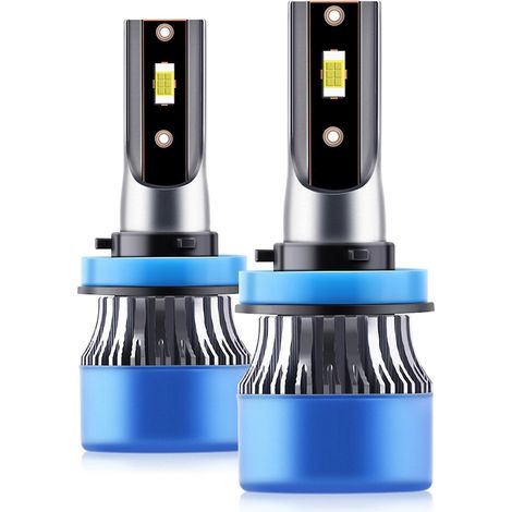 Stück IP68 wasserdichte LED-Autolampen, Abblendlicht-Komplettset, 50 W, 9005/HB3-H11-Sockel, Blau