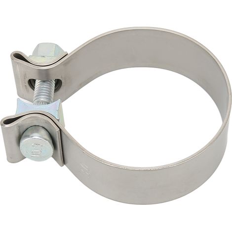 Colliers de serrage universels pour joints d'échappement, colliers de serrage antirouille pour silencieux, haute dureté, pour collecteur d'échappement, 3 pouces (1/5)