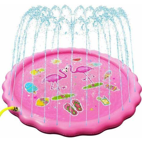 Alfombra de juegos acuáticos para exteriores para niños, boquillas reforzadas, a prueba de explosiones, ecológica, inodora, 170 cm (1/5)