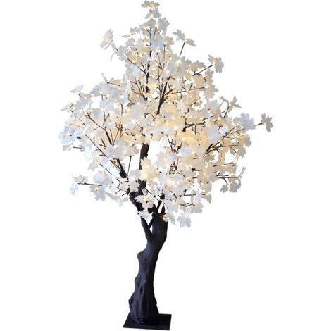 Arbol Led Metal 100X100X200 576Leds Arce Blanco