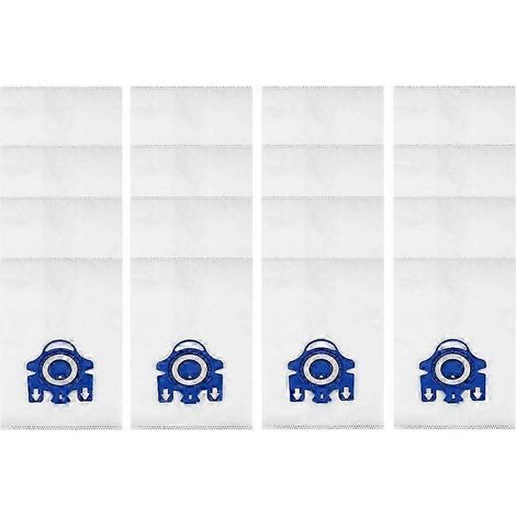 Lot de 16 sacs de rechange pour aspirateurs Miele Complete C2 C3 Classic C1S8S5S2 série GN (1/5)