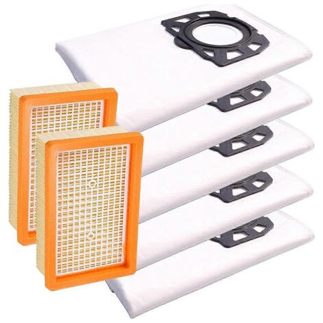 LAN Sacs et filtres pour aspirateurs Karcher WD4, WD5, WD6, WD5P, WD6P Premium, MV4, MV5 et MV6 - Pièces de rechange (1/5)