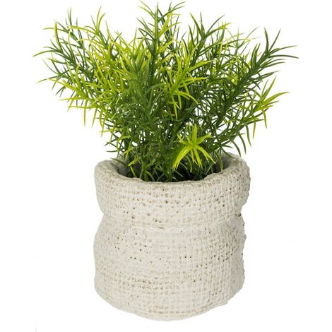 Künstliche Pflanze Zementtopf H14cm - Modell 3