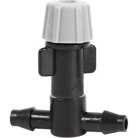 GARRYFIZH Buse d'arrosage brumisateur, 20 raccords en T, plastique léger et résistant, débit de 7,5 à 8,6 L/h, idéale pour économiser l'eau dans le jardin.