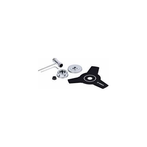 Bosch Professional – Lame de débroussailleuse 3 dents – Diamètre de coupe 23 cm – Acier haute résistance – Pour végétation dense et herbes hautes - F016800631