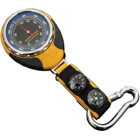 Altimètre de haute précision, outil de navigation multifonction extérieur avec double système de navigation et indice d'étanchéité IPX4 pour conditions météorologiques extrêmes (1/4)