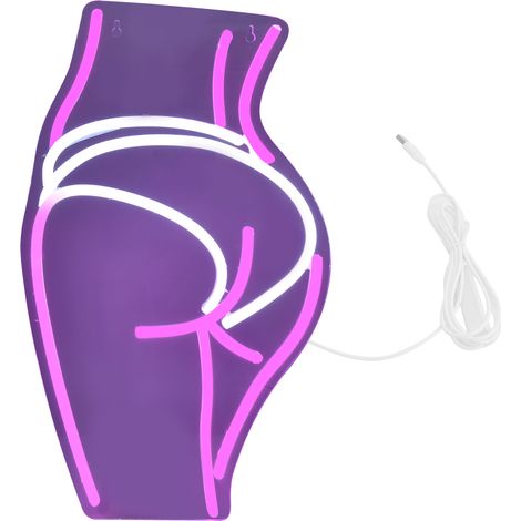 Lampe néon LED forme femme, décoration murale USB, éclairage design pour bar maison fête mariage