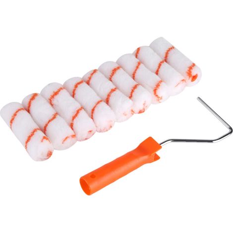 Ensemble de 10 Rouleaux de Peinture Décorative Professionnels 4 Pouces pour Murs Intérieurs (1/4)
