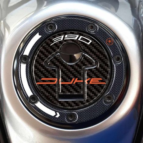 PROTEZIONE TAPPO SERBATOIO in gel 3D compatibile per MOTO KTM 390 DUKE 2017-2023 (1/3)