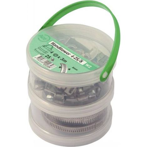 Boite de 3 Rouleaux de 3 Mètres de Bande Perforée 13 mm + Têtes 13 mm - W2 - D-Work