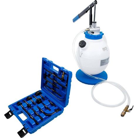 Appareil de Remplissage Boîte de Vitesse 7L - Pompe à Main avec 8 Adaptateurs - Pratique et Polyvalent - D-Work (1/5)