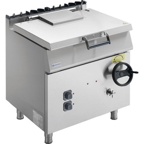 Sauteuse basculante électrique, capacité 60 litres, cuve en inox 800x730x900 mm - VIRTUS