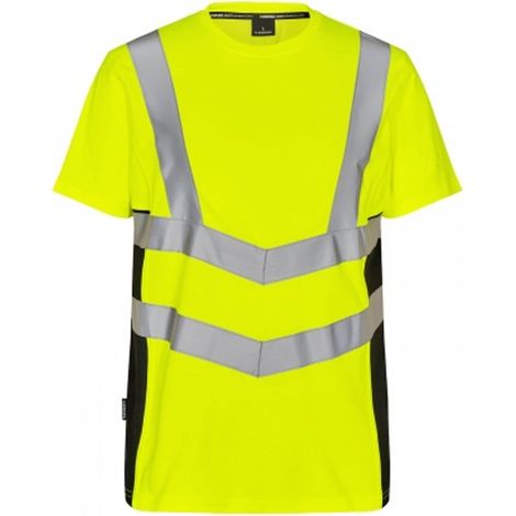 ENGEL Warnschutz Safety T-Shirt 9544-182-3820 Gr. XL gelb/schwarz (1/2)