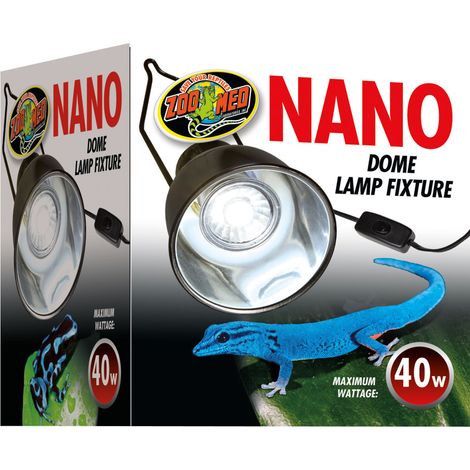 Support de lampe Dôme Nano, 40 watts Zoo Med LF-35E terrarium - Zoo Med (1/2)