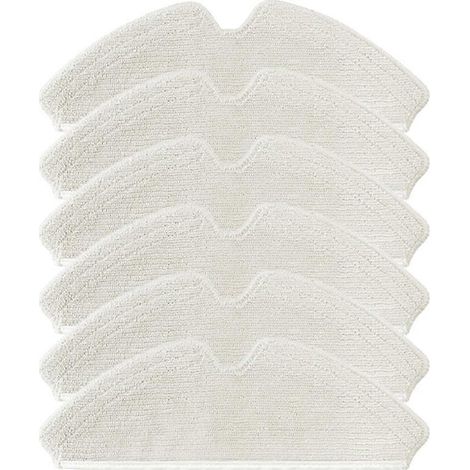 Lot de 6 serpillères pour robot aspirateur Proscenic M7 PRO / Kyvol Cybovac S31 / HONITURE Q6 / Uoni Lenovo T1 Pro (1/5)