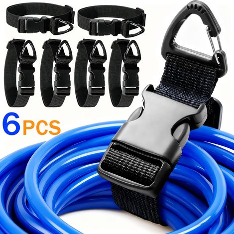 6pcs Heavy-Duty & Durable Adjustable Cable Management Organizer (1/5)
