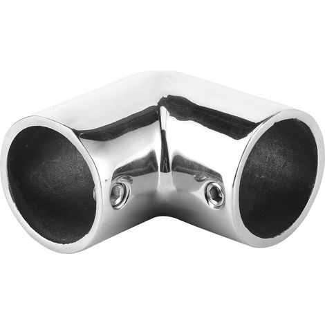 Raccords de tuyauterie marine, coudes de tuyauterie à 90° pour applications marines et yachts, accessoires de mains courantes en acier inoxydable, 22 mm/0,9 pouce. (1/5)