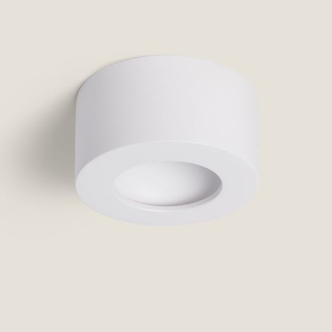 Plafón LED 8W Circular Aluminio Luz Indirecta Ø105 mm Tokkai 2700K Blanco Blanco Cálido (1/5)