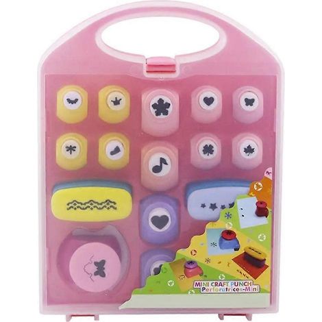 Locher für Papierbastelarbeiten, 3D-Lochstanzer-Set, Prägemaschine für Bildungszwecke, Locher für Scrapbooking (zufällige Ausführung) (1/5)