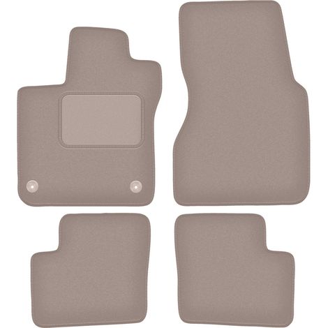 Tapis en velours beige pour Renault Twingo III berline (2014-) (1/5)