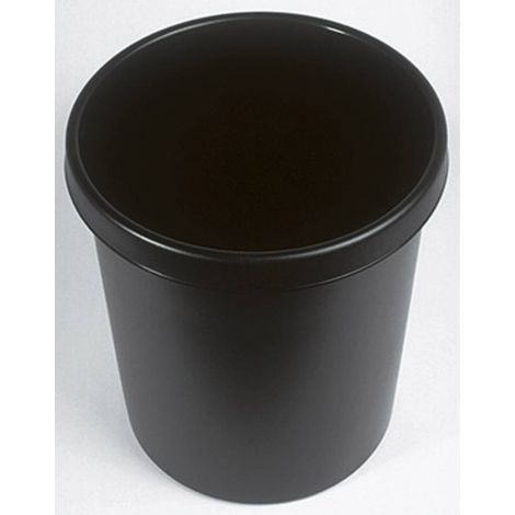Helit the german H6106195 Cestino per la carta 30 l (Ø x A) 35 cm x 40.5 cm Polietilene Nero 1 pz. (1/2)