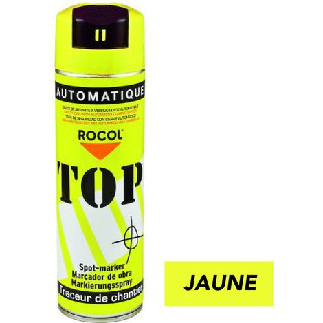 PEINTURE TRACEUR DE CHANTIER (W801801GROUPE).- Jaune fluo - (1/3)