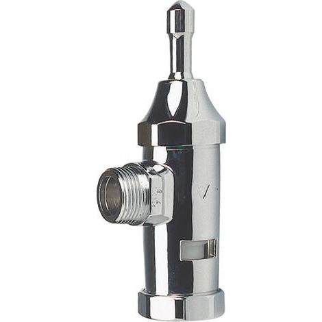 Presto – Robinet de chasse pour WC – Arrivée mâle 20/27 et 3/4” – Départ tube Ø 28 mm – Dispositif anti-siphonique intégré
