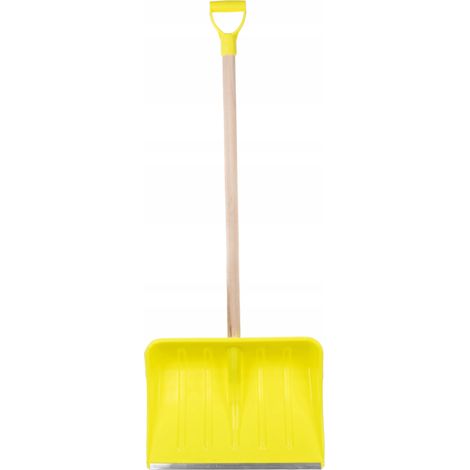 MAX PRO Schneeschaufel, robuste und breite Schaufel, Griff, Griffe, Aluminiumverkleidung
