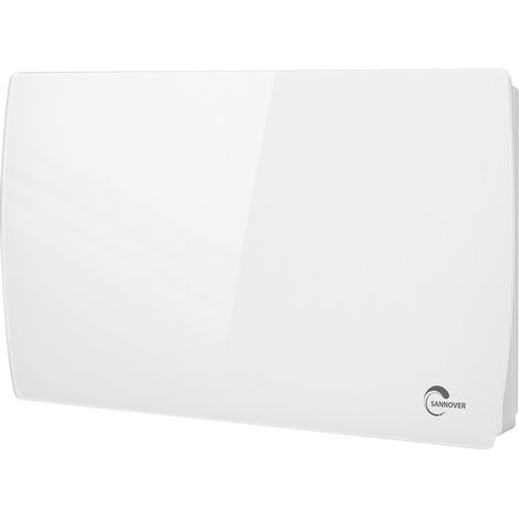 Radiateur Electrique Mural en Verre Sorimo NF 1500 W Blanc Sannover (1/3)