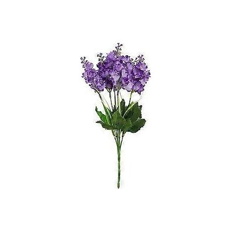 Bouquets de fleurs artificielles glycine et jacinthe en vrac pour vase, décoration intérieure et extérieure, jardin, hôtel, fête, mariage (violet) (1/4)