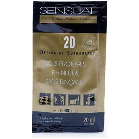 DÃƒÂ©tergent surodorant SENSUAL 2D Vanille dose 20mL - Colis de 250 dosettes