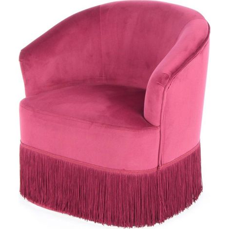 Fauteuil Enfant Design "Alfred" 50cm Bordeaux (1/3)