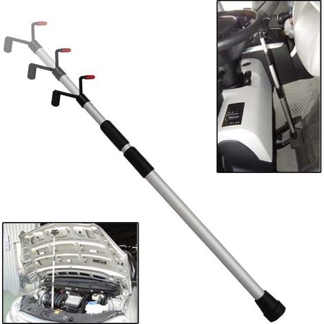 Barra extensible multifuncion 53 a 120cm para sujetar capot, volante pedal (1/2)