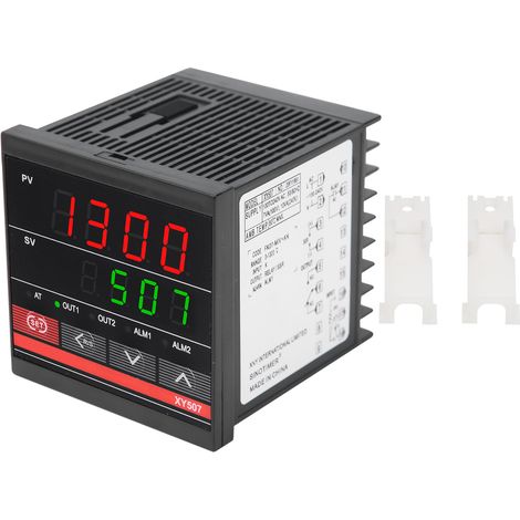 Contrôleur de température PID Intelligent, relais de refroidissement et de chauffage industriel XY507 100-240VAC (1/5)
