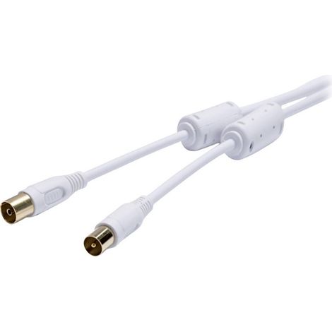 Vivanco Antenna, SAT Cavo 10 m Bianco (1/2)
