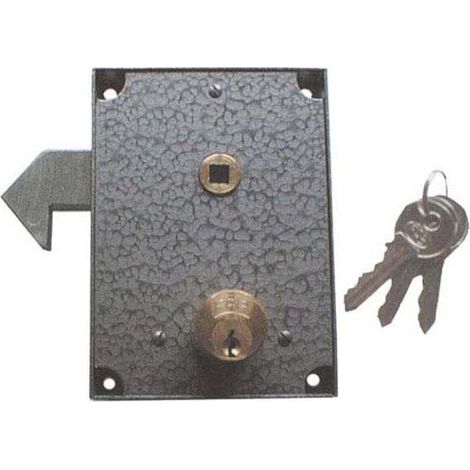 Serratura per Cancelli Scorrevoli con Cilindro Lungo Sinistro FPB � Modello 50