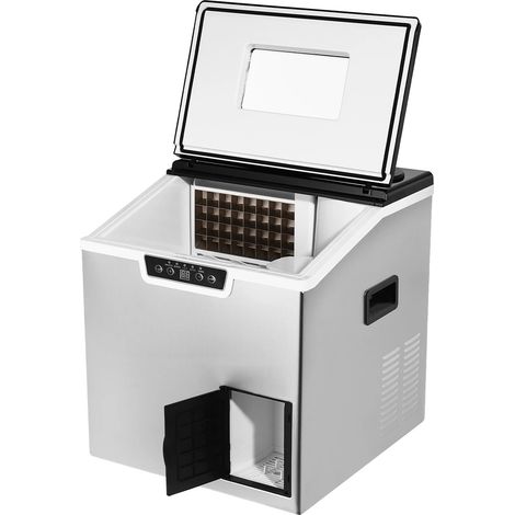 Eiswürfelbereiter, 2-in-1-Funktion, LCD-Bildschirm, GRAU (1/2)