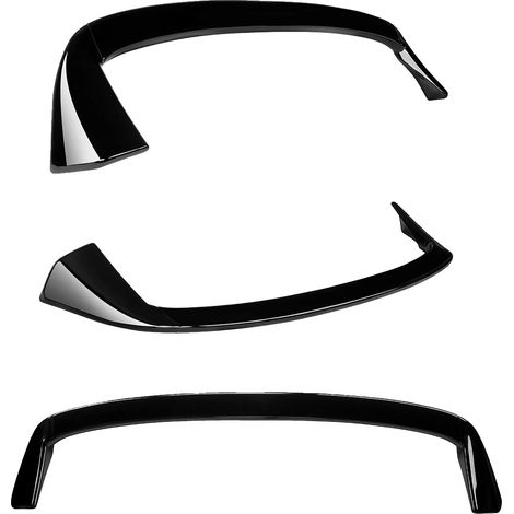 Spoiler trasero, ABS de alta calidad, diseño tipo splitter para hatchback, compatible con modelos compactos F20 y F21, fácil instalación, acabado con protección UV. (1/5)