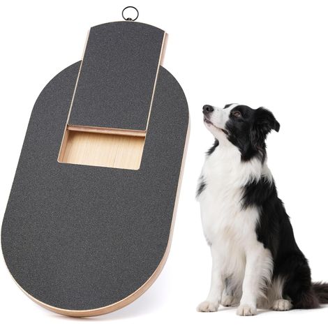 Griffoir Ovale pour Chien, Planche à griffer Solide avec friandises pour Chiens de Toutes Tailles, Jouet pour Lime à Ongles (1/5)