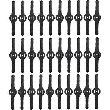 Têtes de lame de rechange pour débroussailleuse, tondeuse et désherbeur – Lames dentées, en acier inoxydable et en plastique (1/5)