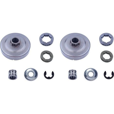 Juego de 2 rodamientos de tambor de embrague de cadena para motosierra MS290 029 MS390 039 MS310 1125007 1041