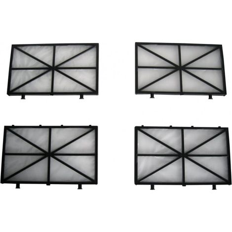 4 Cartucce Filtro Trama Grande 100 Micron per Robot Piscina Maytronics Dolphin Supreme M200 - M3 / Moby / Pool Up / Master M3 / Battista / Cosmos 20 - 30 / Swash CL - TC / XForce10 - 20 & 30