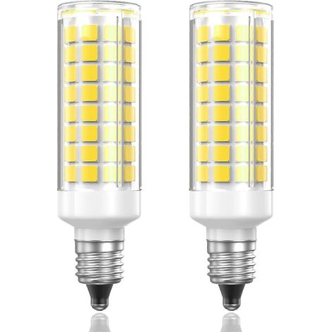 Ampoules LED E12 à intensité variable 7 W 730 lm blanc lumière du jour, culot candélabre, pour lustre de cuisine, lot de 2 (1/5)