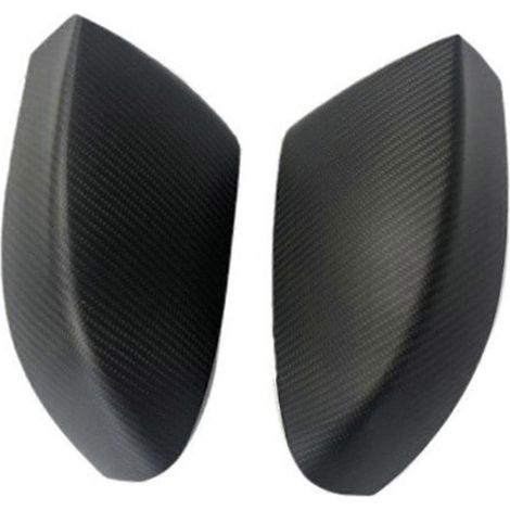 Coque de rétroviseur en fibra de carbono sèche para Maserati Ghibli Quattroporte 2017-2023, negro mate (1/5)