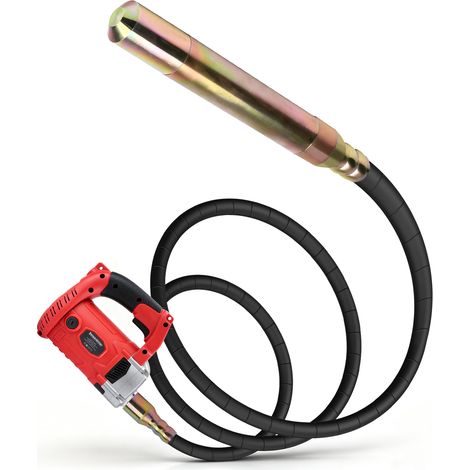 2800W 6800tr/min Vibrateur à Béton Électrique Moteur en Cuivre Aiguille Vibrante 4m Diamètre 38 mm Arbre Outil de Chantier pour Ponts Tunnels Routes Bâtiments (1/5)
