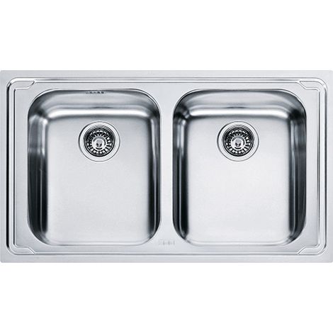 Franke Logica Line LLL 620-L. Tipo di lavello: Lavello montato su piano, Forma del lavandino: Rettangolare, Materiale del lavandino: Acciaio inox. Larghezza: 860 mm, Lunghezza: 500 m... - 101.0153.297 (1/2)