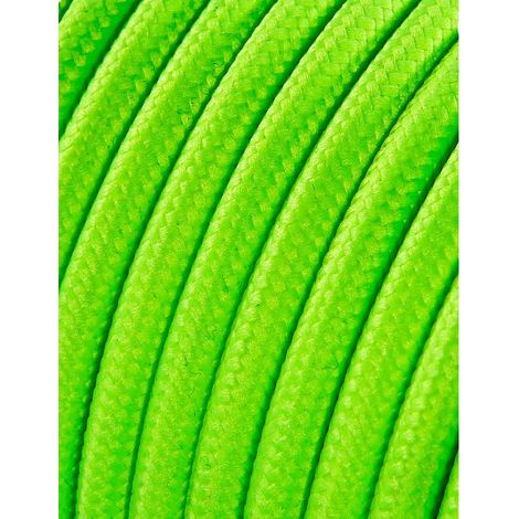 Carrete cable cordón tubular h03vv-f 2 x 0,75 mm² fluor amarillo, 5 m (1/3)